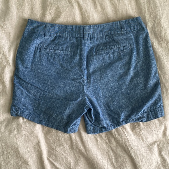 Merona 100% Cotton Chambray Shorts Size 2 (fits a size 6, see measurements) - Picture 2 of 7